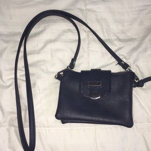 Navy blue cross body bag